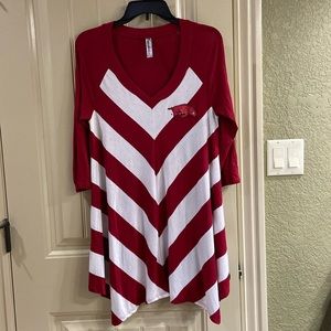 Razorback Themed Tunic by Bamboa Brand.  EUC!